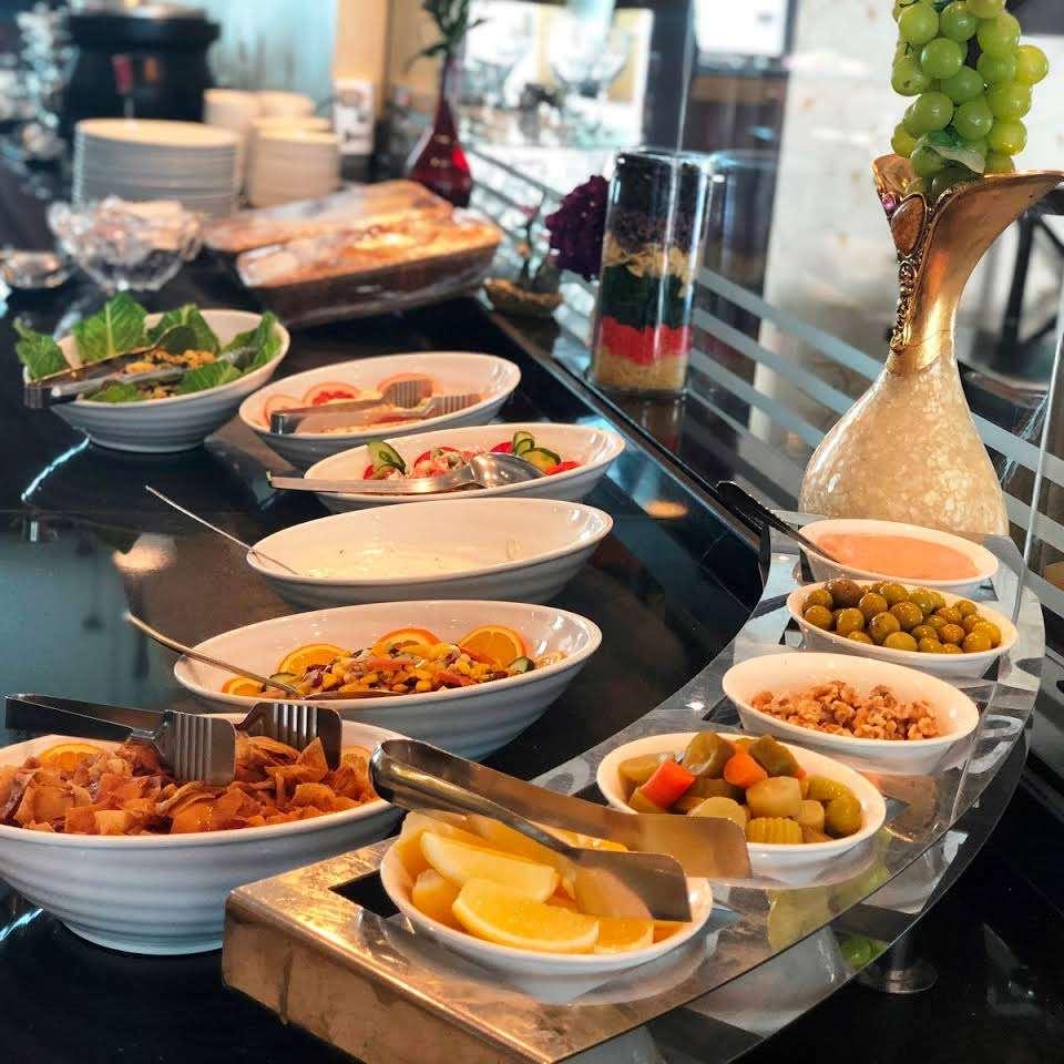 Al Jawhara Hotel Apartments Dubai Restaurang bild